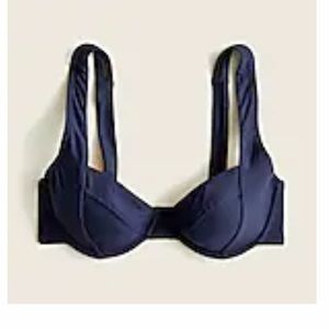 Jcrew Underwire bikini top with criss-cross straps